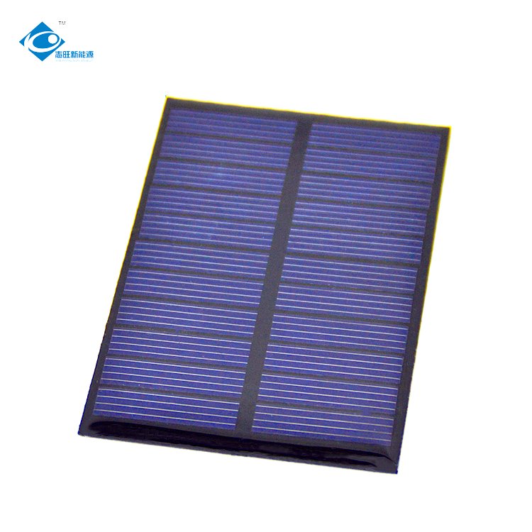 5.5V Mini Solar Panels Power Charger ZW-8556 Epoxy Adhesive Solar Panel 120mA Epoxy Lightweight Solar Panels 0.7W