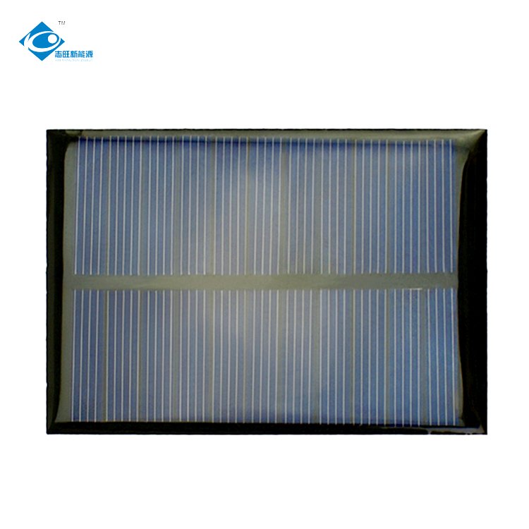 5.5V Mini Solar Panels Power Charger ZW-8556 Epoxy Adhesive Solar Panel 120mA Epoxy Lightweight Solar Panels 0.7W