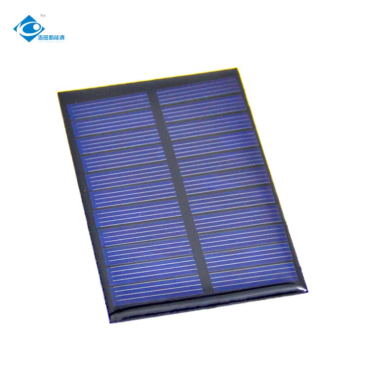 5.5V Mini Solar Panels Power Charger ZW-8556 Epoxy Adhesive Solar Panel 120mA Epoxy Lightweight Solar Panels 0.7W