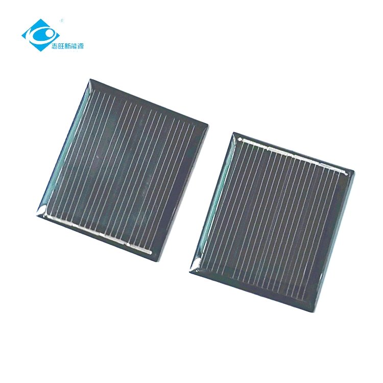 2V Waterproof Epoxy Sealed Solar Panel ZW-4337 Lightweight Silicon Solar Panel 0.2W Portable Solar Panel Charger