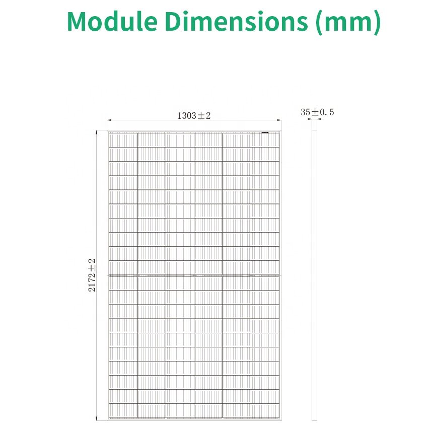 Kingstar A Grade Half Cell Perc Monocrystalline 585w 590w 600w 610Watt Solar Panels for Energy Systems