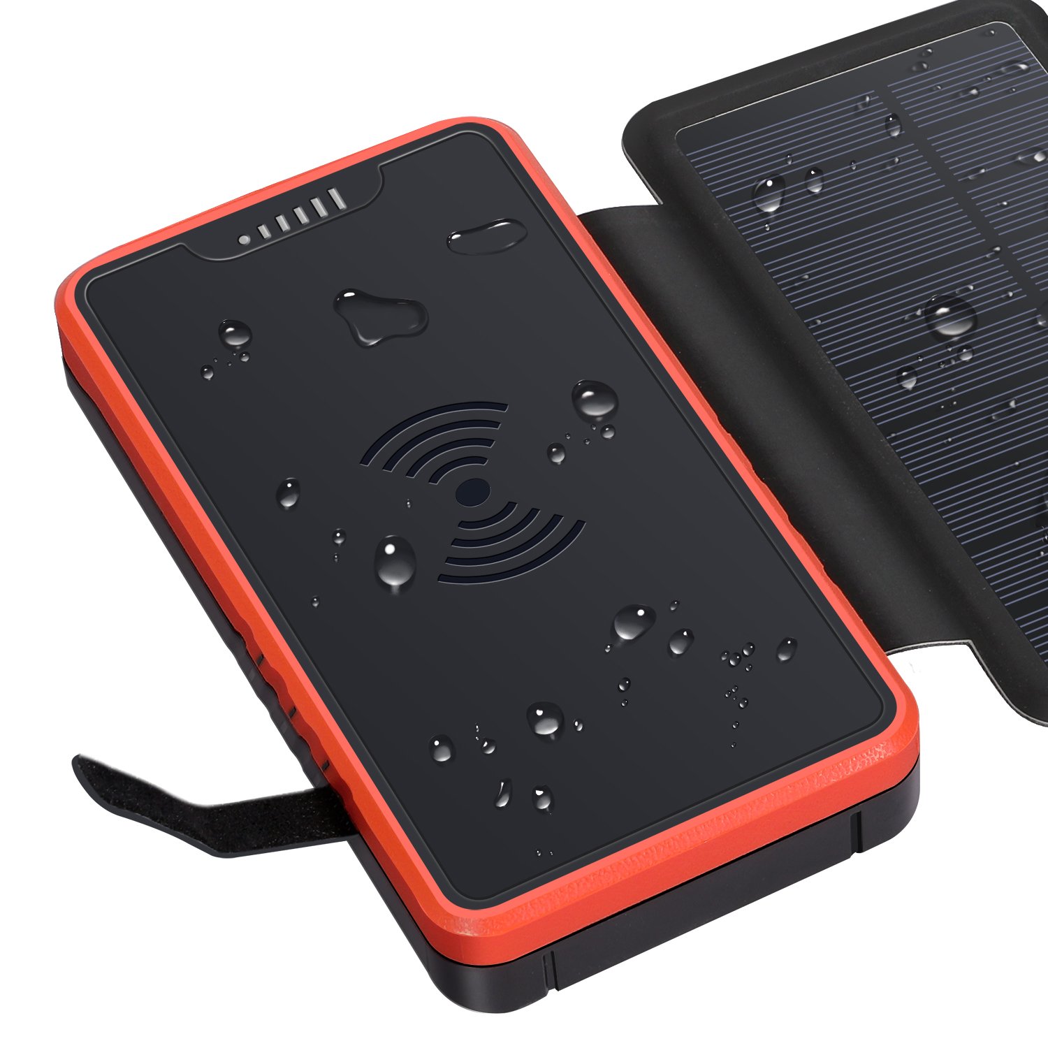 2024 New Products Electronics Outdoor Waterproof Dual USB Portable Large Capacity Wireless Charger Solar Power Banks 20000mAh