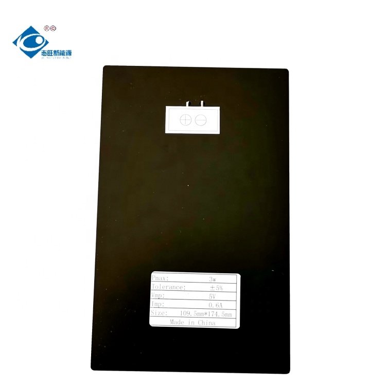 5V PET Solar Photovoltaic Panel ZW-174109-PET Mono Solar Cell Thin Film Solar Panel 3.3W Portable Solar Panel Charger
