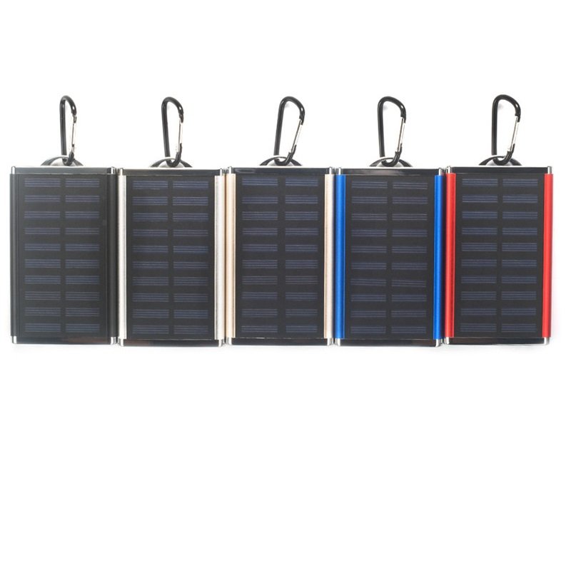 Popular Slim Solar Power Bank Battery Charger Solar Panel Power Banks for Mobile Phone 4000mAh
