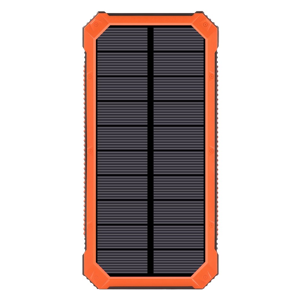 New Technology Products 2024 OEM Logo Mobile Portable Charger High Capacity 15000mAh Outdoor Waterproofing Solar Power Banks