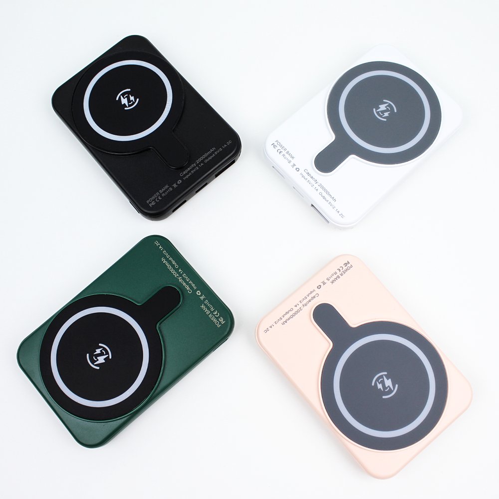 2024 New YM-461 Mini Magnetic Power Bank 20000mAh Wireless Fast Charger Magnetic Wireless Power Bank