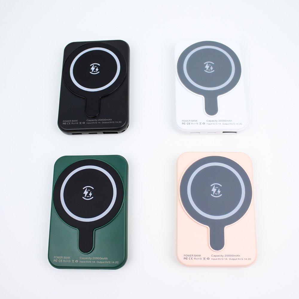 2024 New YM-461 Mini Magnetic Power Bank 20000mAh Wireless Fast Charger Magnetic Wireless Power Bank
