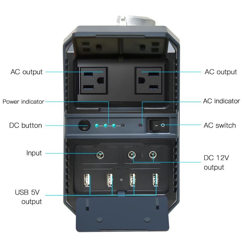 2023 Sungzu 93600mah High Capacity Camping Home power station Products Portable Solar Generator AC Power Charger