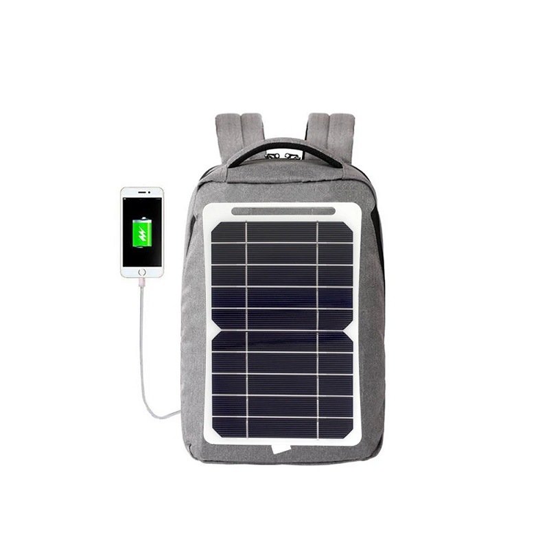 BUHESHUI Portable Outdoor Safe Solar Panel Charger 5W 5V Compatible Solar Cell Phone Charger Semi-Flexible Solar Panel Charger