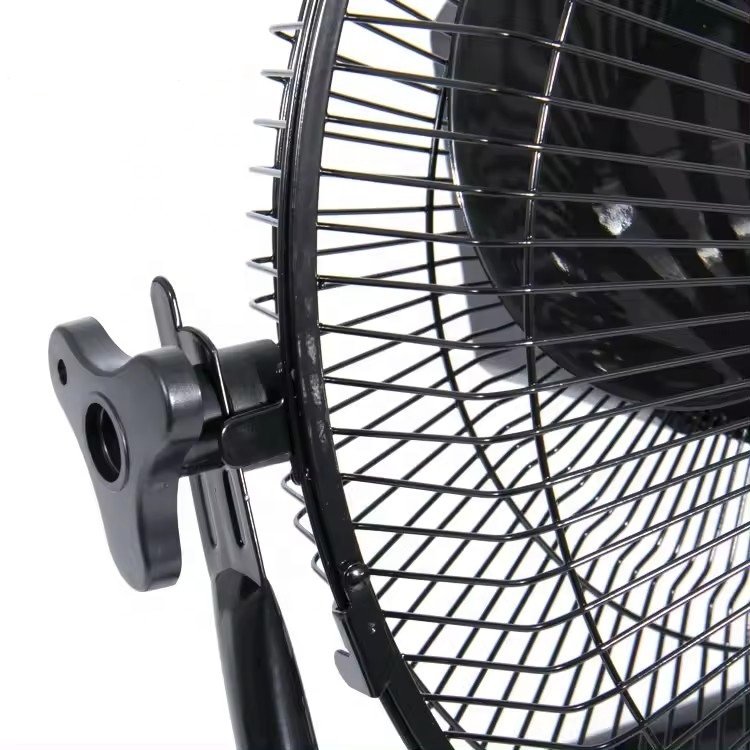 12 Inch Portable Wireless Rechargeable Table Fan Solar Panel Powered and AC Charger Dual Input Fan for Household Camping Fish