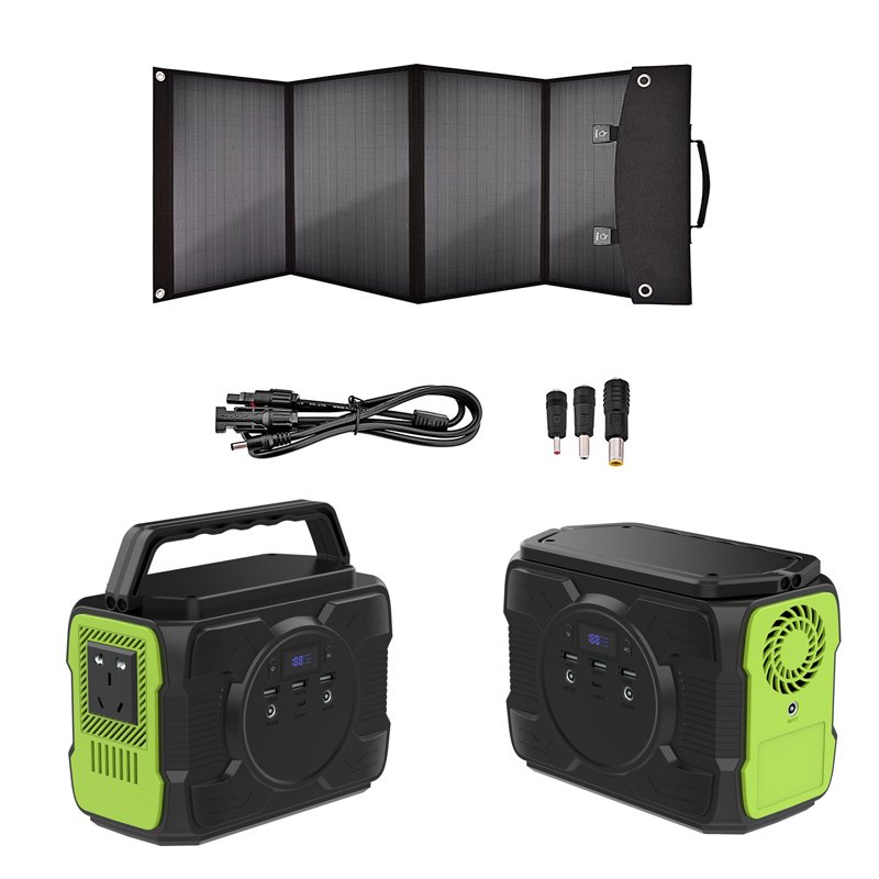 PD150W Fast Charger Portable solar power charging station camping light 200W 300W power banks & power station