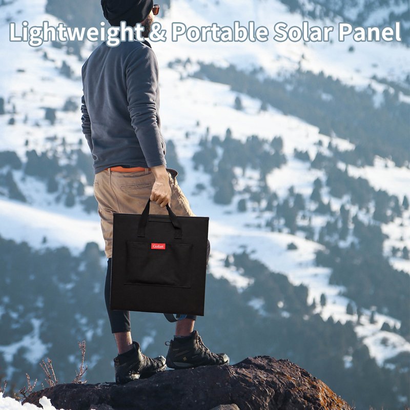 Monocrystalline 50W Solar Charger Charging Outdoor Camping 50w Folding Foldable Portable Solar Panels for Mobile Cell Phone