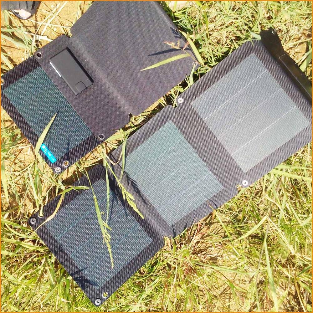 Dual USB Flexible Solar Panel Backpack 5V Lightweight For Powerbanks, Batterybags