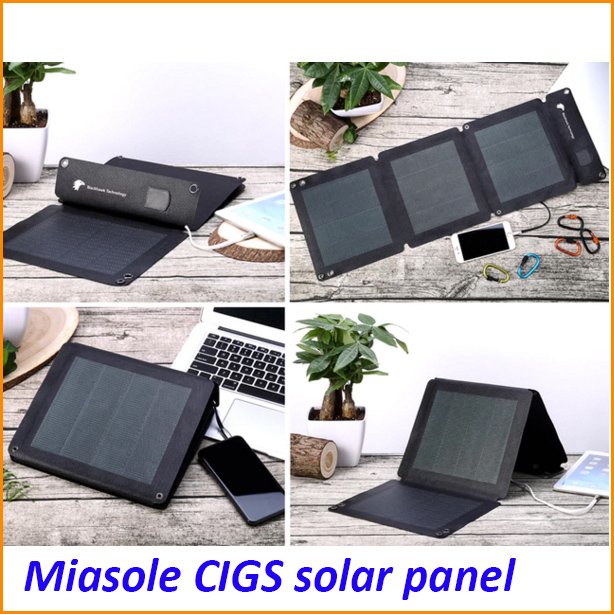 Dual USB Flexible Solar Panel Backpack 5V Lightweight For Powerbanks, Batterybags