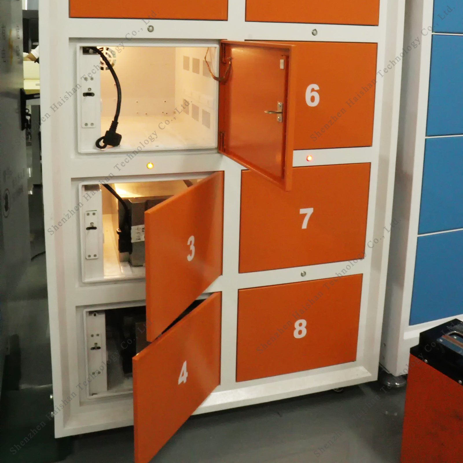 HS Outdoor Battery Swapping Station motorcycle E-bike Solar Battery Swapping Charging Station Popular Recommendations 12 Slot