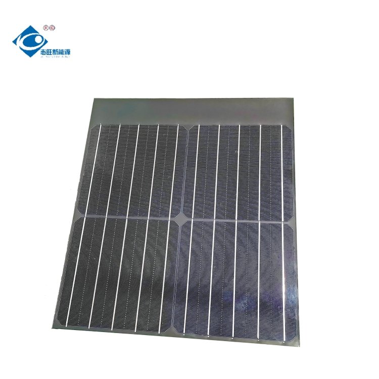 19.5W Camping Sun Power Solar Panel 12V Glass Laminated Solar Panel ZW-320320-GM Mini Solar Panels Power Charger