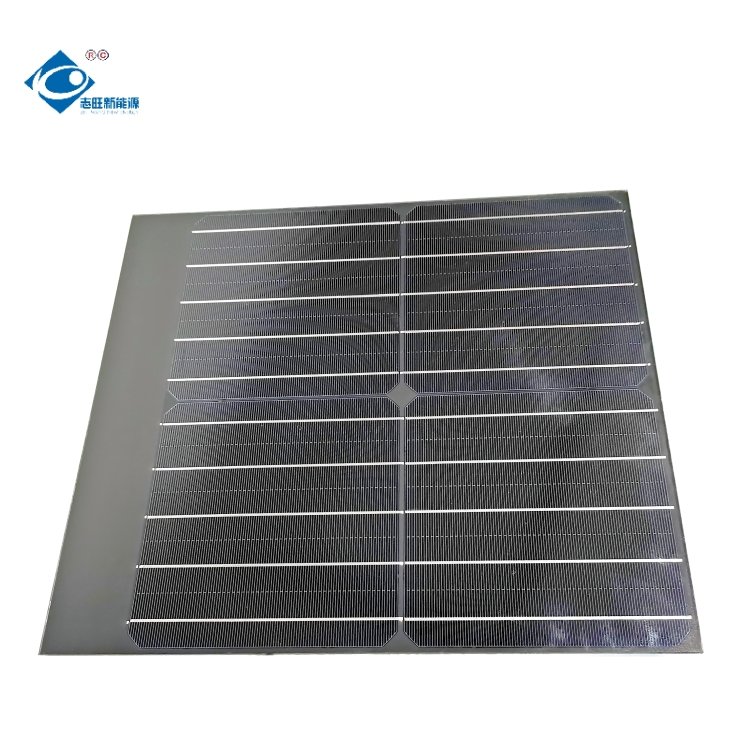 19.5W Camping Sun Power Solar Panel 12V Glass Laminated Solar Panel ZW-320320-GM Mini Solar Panels Power Charger