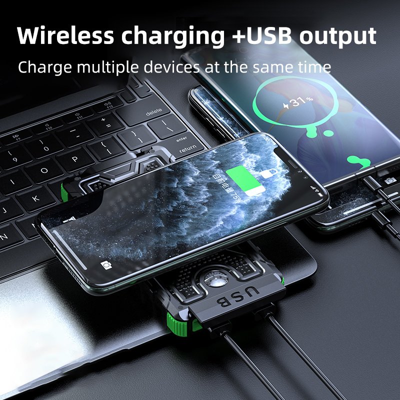 2023 New Products Solar Power Bank Hot Trending 10000mAh Double USB Ultra Slim Electronics Portable Charge Flashlight