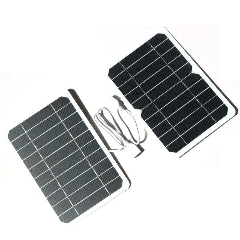 5W5V Solar charging panel outdoor solar charger Mobile phone mobile power charging bank charger