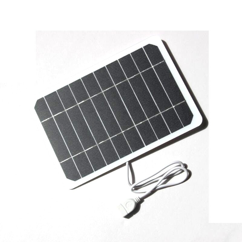 5W5V Solar charging panel outdoor solar charger Mobile phone mobile power charging bank charger