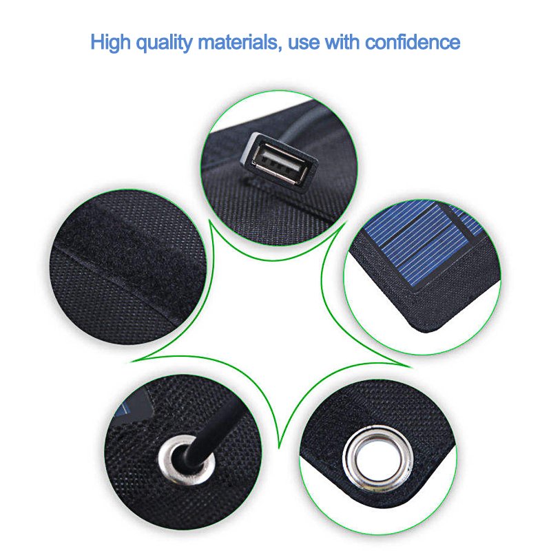 Hot Selling Manufacturer 5W 10W 15W 5V Cheap Solar Cell Panel Foldable Mobile Phone Charger / Portable Solar Panel Charger