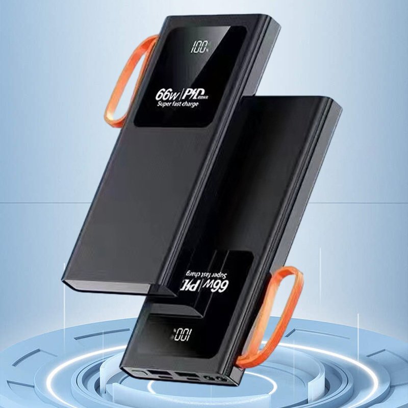 Portable Camping Fast Charge 10000mah Usb Mobile Phone Charger Power Bank 20000mAh With Flashlight