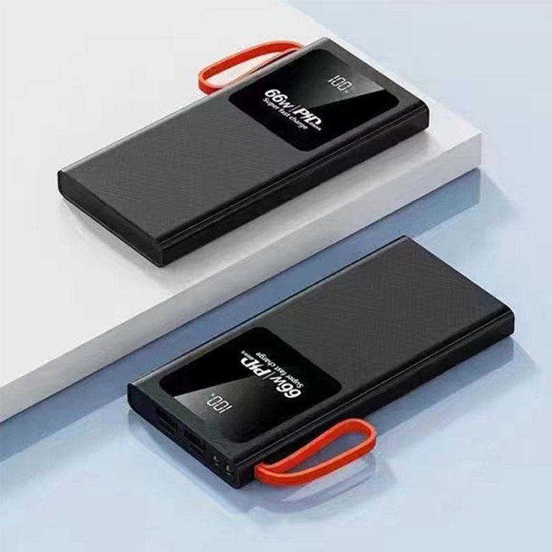 Portable Camping Fast Charge 10000mah Usb Mobile Phone Charger Power Bank 20000mAh With Flashlight