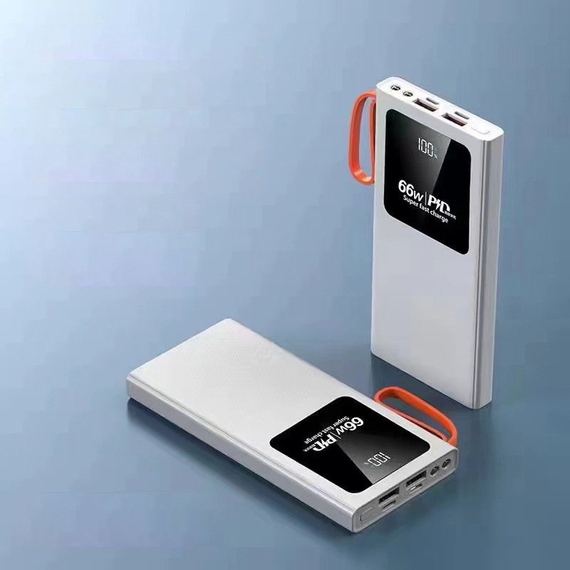 Portable Camping Fast Charge 10000mah Usb Mobile Phone Charger Power Bank 20000mAh With Flashlight