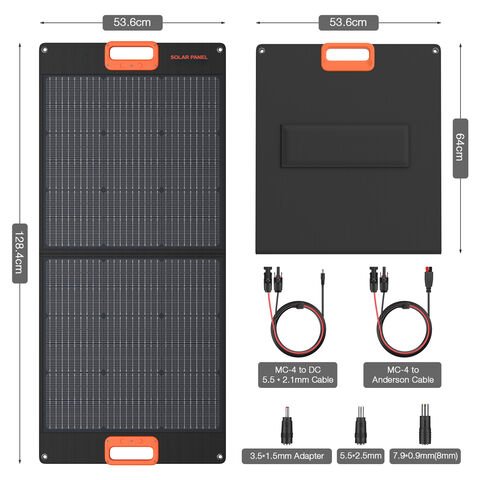 Multifunctional Magnetic Handle 100w 150w 250w 500w Portable Folding Solar Panels power bank charger