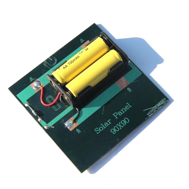 BUHESHUI 1W 4V 2V Solar Panel With Base For AAA Battery Solar Cell For 1.2V 2xAA 2XAAA Rechargeable Battery Charging Directly