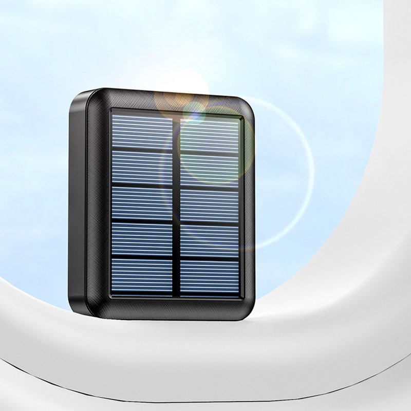 Rest Assured Mini Powerbank With Cable 5000mah Solar Battery Charger 2024 New Products Solar Power Bank Best Seller