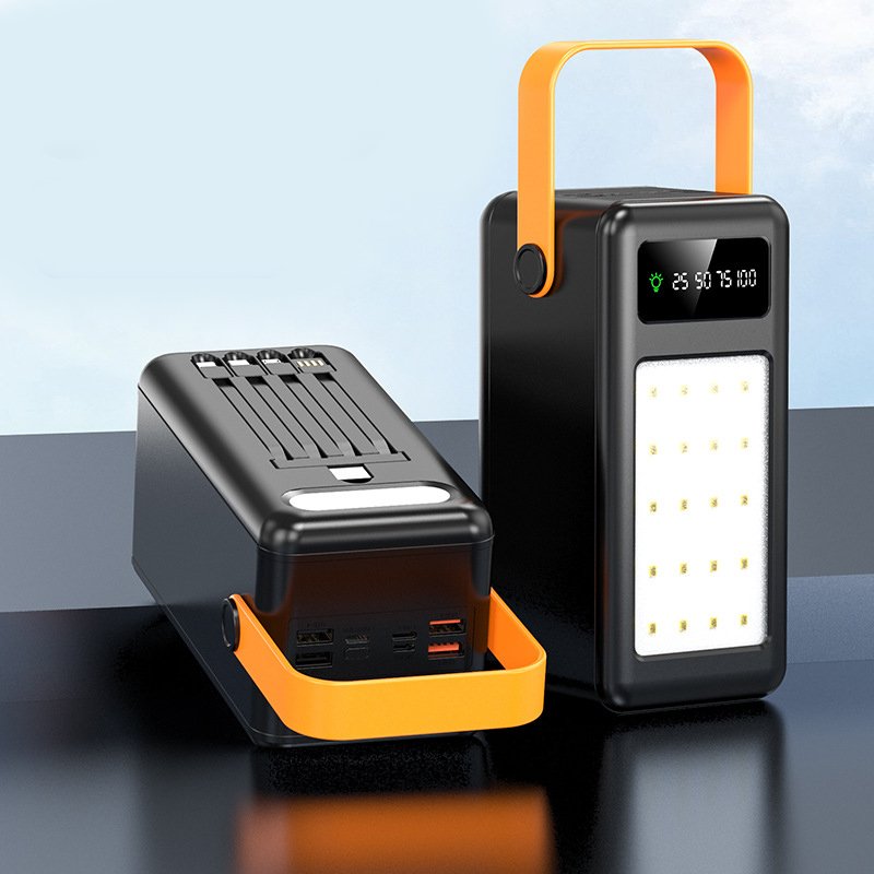 Wholesale Factory Price Large Capacity 80000mAh Solar Power Bank 50000mAh Waterproof Portable Powerbank