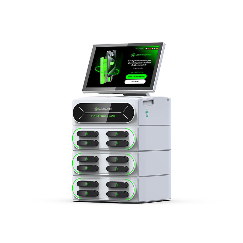 12slots 6000mAh docking station OEM manufacturer sharing station power bank station rental cellphone charger