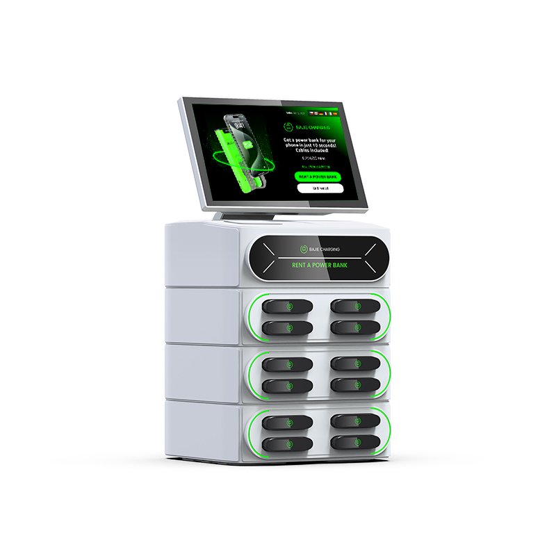 12slots 6000mAh docking station OEM manufacturer sharing station power bank station rental cellphone charger