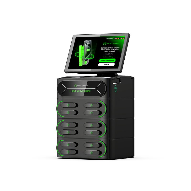 12slots 6000mAh docking station OEM manufacturer sharing station power bank station rental cellphone charger
