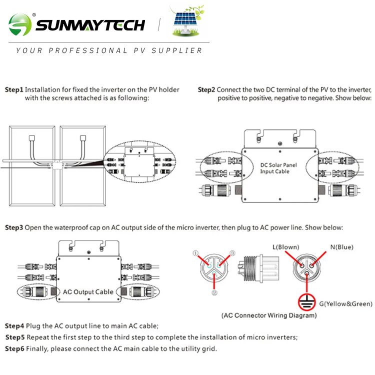 MICRO Inverter Solar System Flexible Solar Panel Kits Portable Balcony Solar Energy System