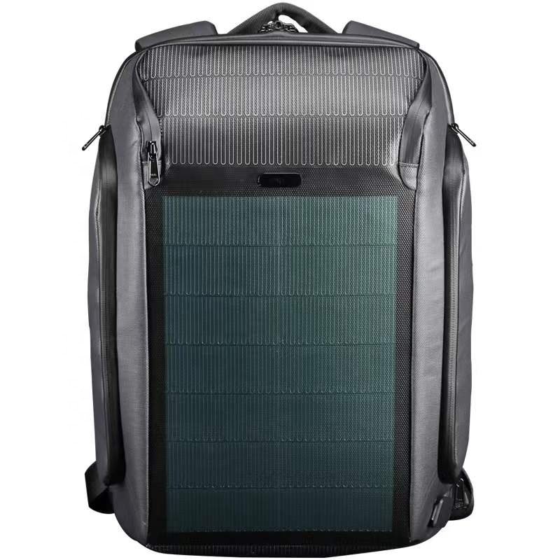 Waterproof Outdoor Travel Portable Solar Panel Bag Solar Charger hiking solar backpack for Backpack with 9w Solar panel