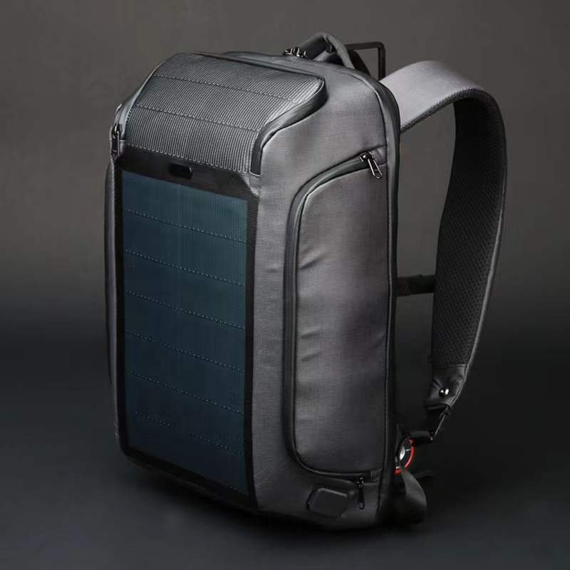Waterproof Outdoor Travel Portable Solar Panel Bag Solar Charger hiking solar backpack for Backpack with 9w Solar panel