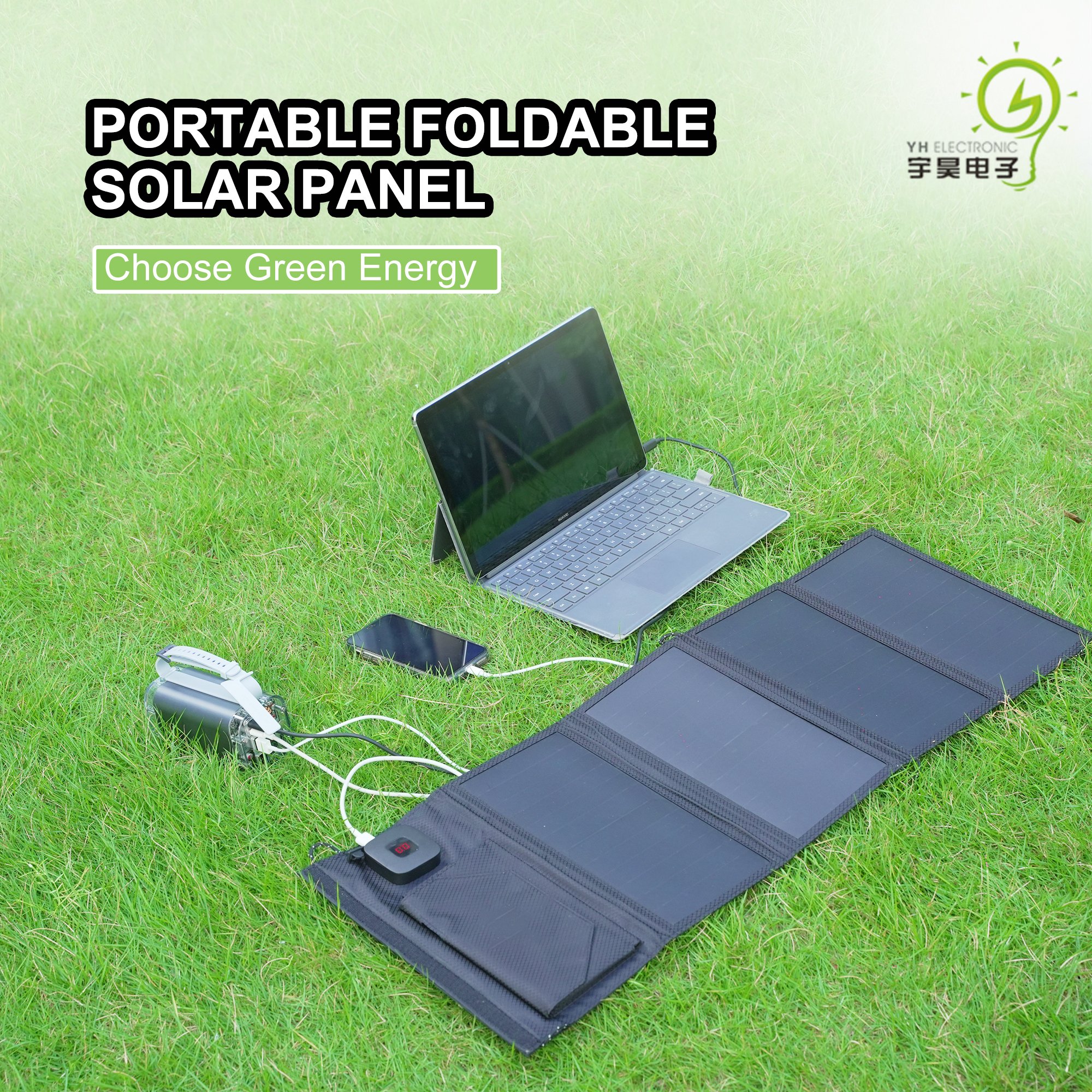 Mini Portable Solar Charger 28W Foldable Waterproof Outdoor Solar Energy Panel Light Weight Portable Solar Panel