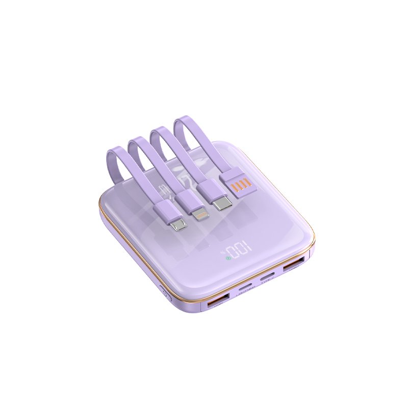 10000mAh Portable powerful power bank mini with High Capacity Display Features Type-C Micro powerbank 10000 mah