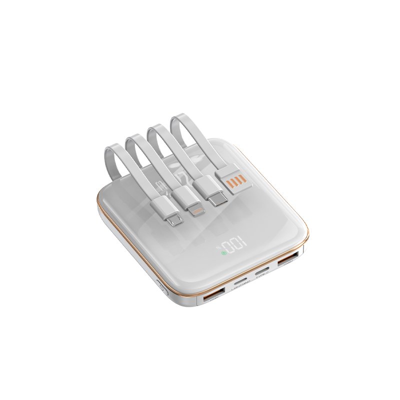 10000mAh Portable powerful power bank mini with High Capacity Display Features Type-C Micro powerbank 10000 mah