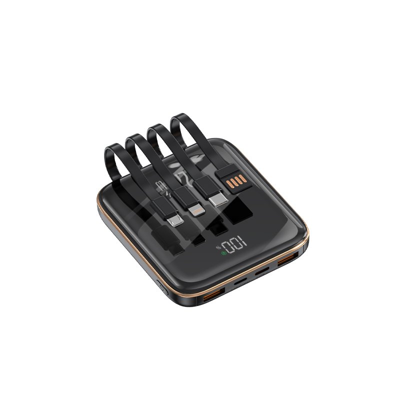 10000mAh Portable powerful power bank mini with High Capacity Display Features Type-C Micro powerbank 10000 mah