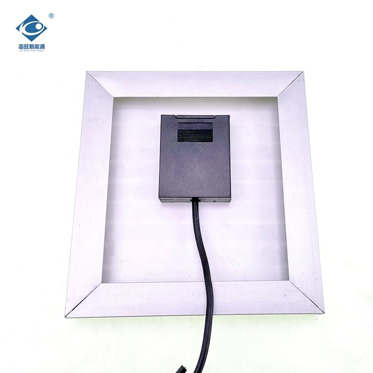 1.5W Portable Solar Panel Power Charger ZW-1.5W-9V Aluminium Frame Solar Panels 9V Poly Glass Laminated Solar Panels