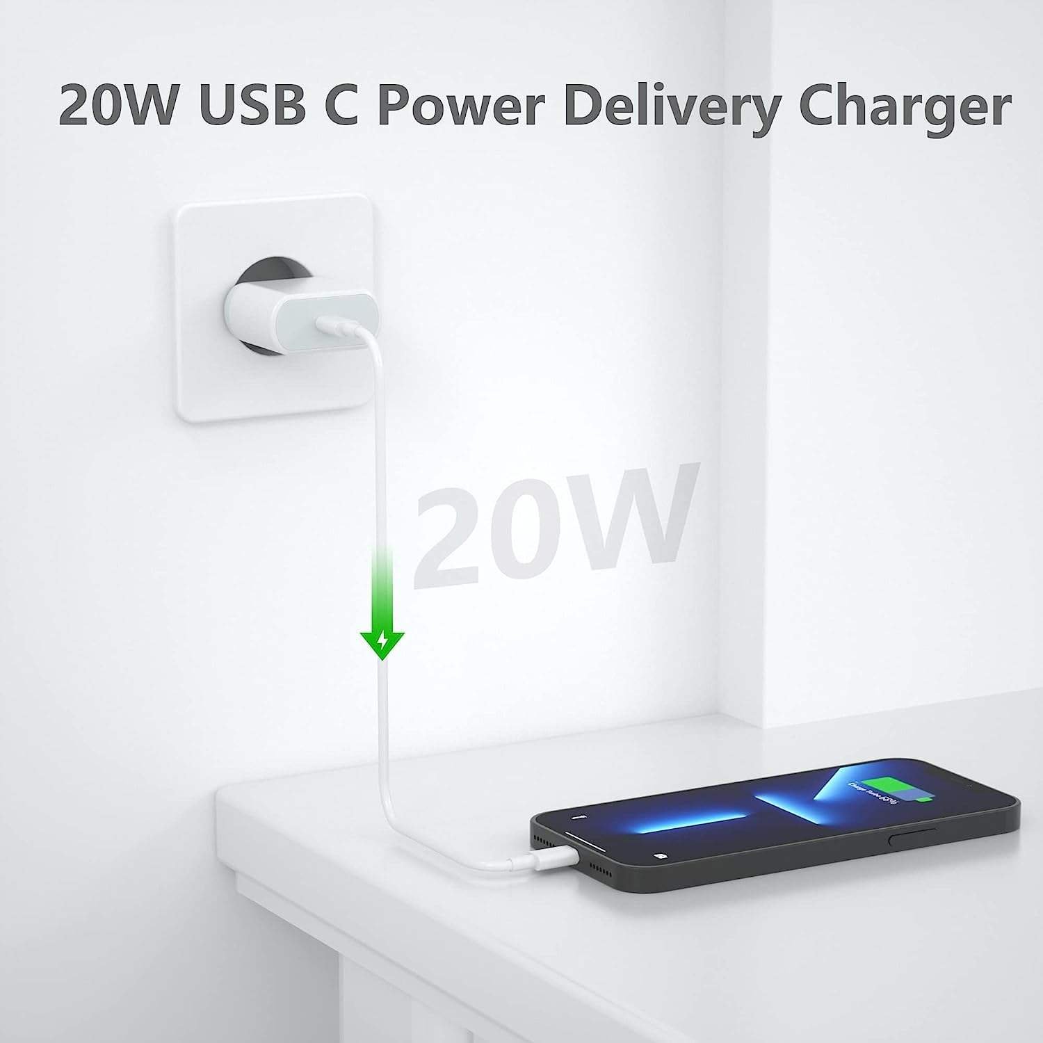 Factory Wholesale 20W PD QC Fast Mobile Phones Charger Type C for Iphone 12 13 14 15 Pro Max