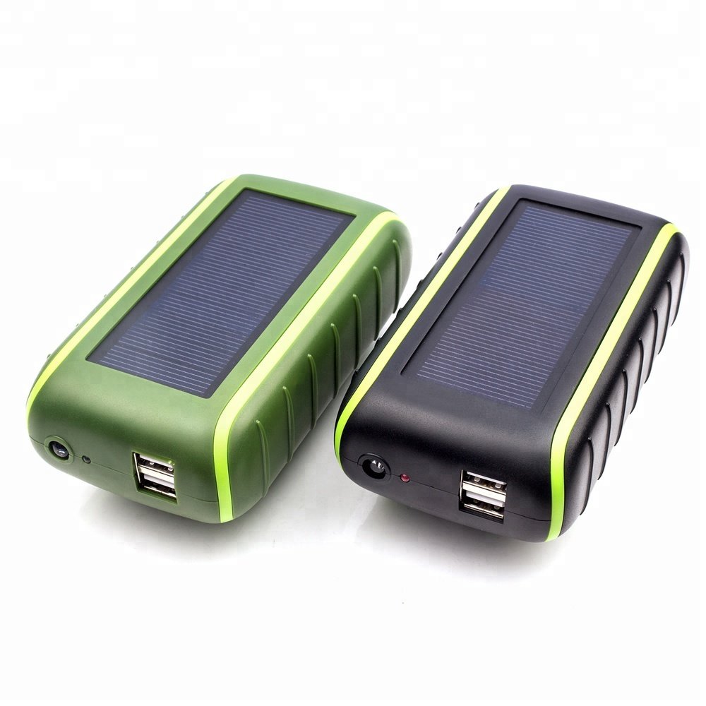 Portable Fast Charging Universal Solar Powerbank New Arrival Product with Solar Panel and Light