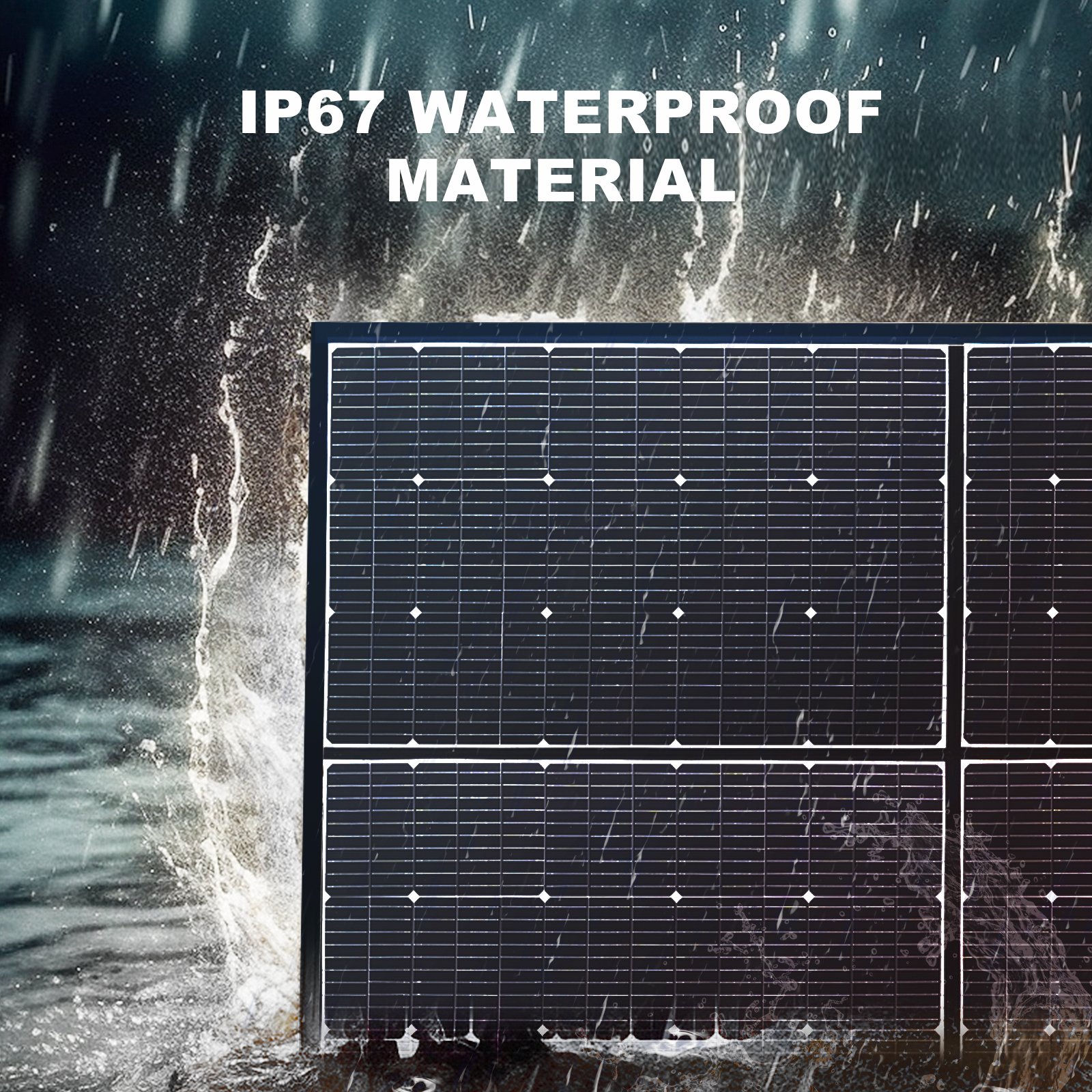 ALLPOWERS 600W Solar Panel with MC- 4 for Solar Power Station Foldable Solar Cell Solar Charger 22% High-Efficiency Solar Cells