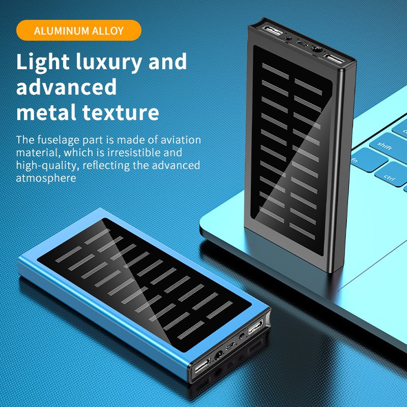 2024 Solar Charger 20000mAh Portable Solar Phone Charger with Solar Panels Solar Power Bank for Smart Phone