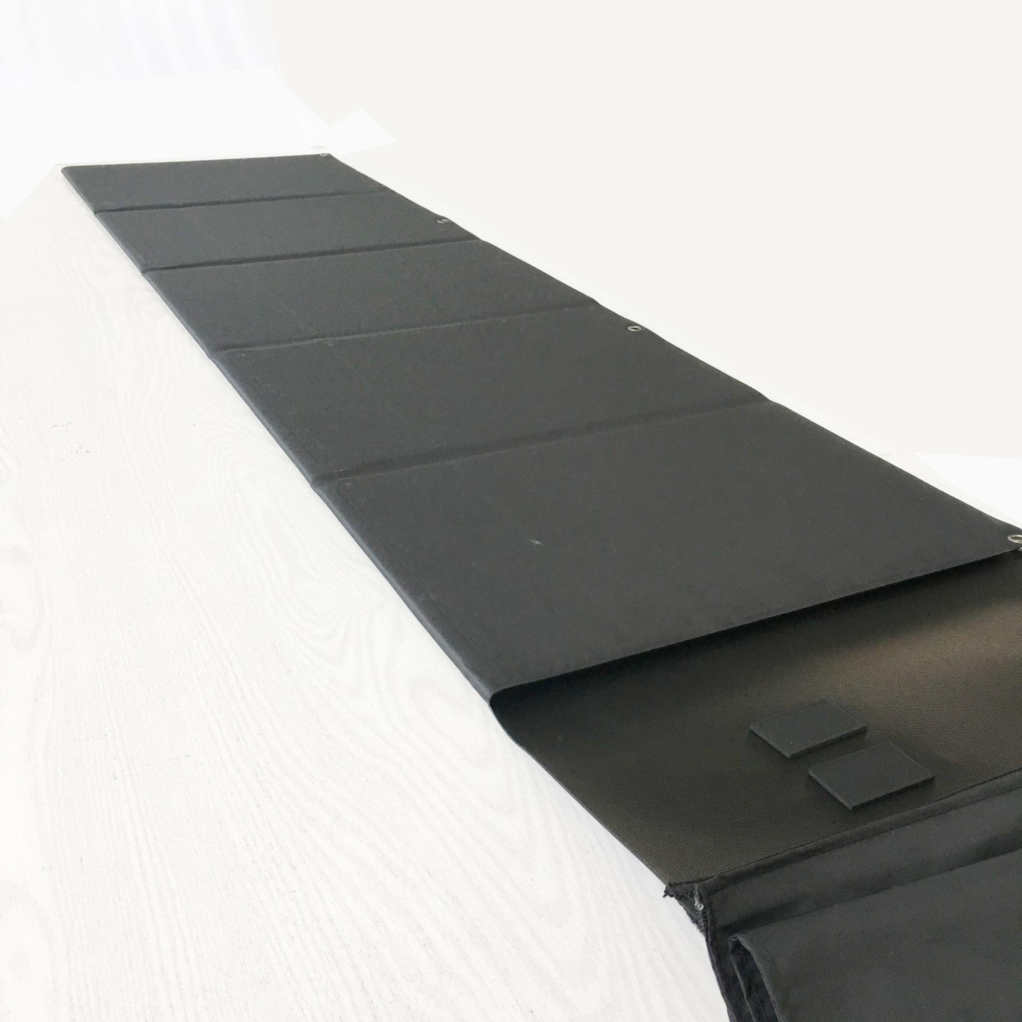 Flex pannello solare outdoor all black mono flexible solar cell 100w sunpower panel etft
