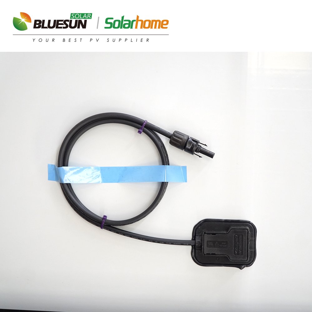Blue Sun Shingled Roof Solar Power Panels 400W 500W 600W Rotterdam Stock Full Black Pv Modules With Great Price