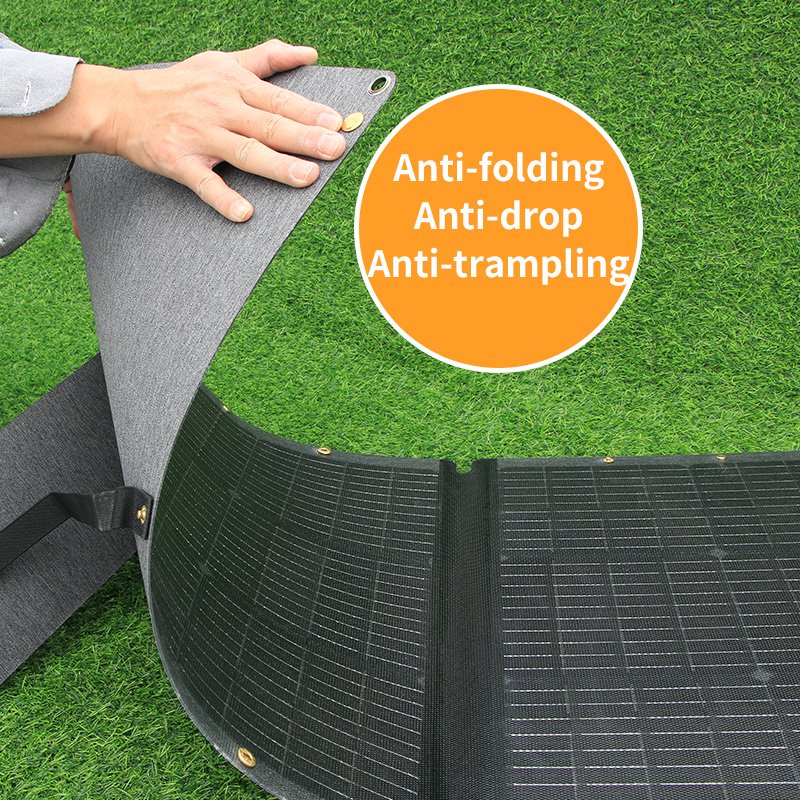 Outdoor portable custom folding solar panel power generator station 120W foldable solar panel